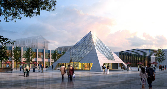 渝北金字塔网架